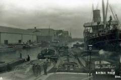 Goole's  Barge Dock in first decade of the 20th century.