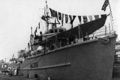 HMS Lewiston whist paying a three day official visit  to Goole.