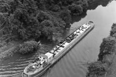 The tanker barge Fossdale near Sprotborough, Doncaster.