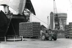 Discharging 'Carlsberg' lager