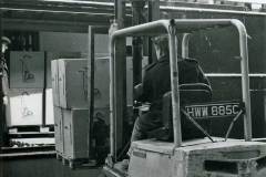 Side loading a Berge Line vessel at Ouse Dock, Goole