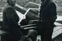 Skipper Frank Broderick & Lock Keeper George Bartlet.