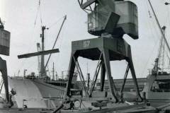 Loading the MV Narya in Goole Docks.