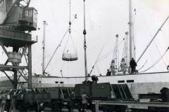 Loading consignment of bricks