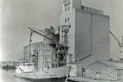 Discharging grain, Goole