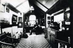 Pierhead artist Reuben Chappell's Studio in Goole.