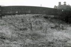 An infilled bridge on the Barnsley Canal at Walton, Wakefield.