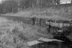 Barnsley Canal's partially infilled Walton Top Lock.