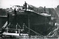 Humber keel Majors No 2 under construction.