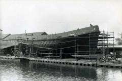 A RNXS 'Loyal' class Fleet Tender under construction.