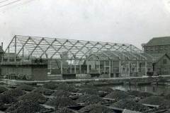 The new steel shed on Goole's Bond Island.