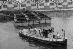 The BW diesel tug Water Haigh in Aldam Dock, Goole.