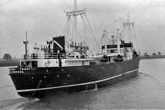 The MV Western Coast on River Ouse, near Goole.