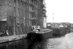 The motor barge Goole Star in Goole's South Dock.