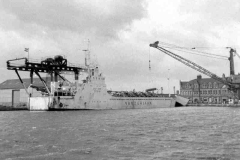 MV Lady Jane at the north quay of Goole's Stanhope Dock.