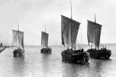 Group of four Humber keels