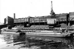 Dumb barges at Hargreaves' Wharf, Leeds