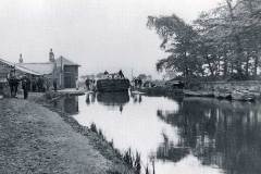 A horse-drawn barge