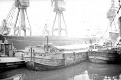 Barges in the port of Goole