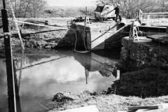 Canal maintenance work