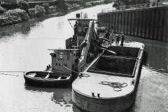 Canal dredging work