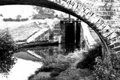 Elaborate footbridge supports