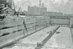 Goole's empty No 2 Dry Dock.