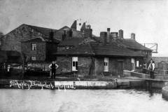 Canal staff at Shepley Bridge Lock No 11, Mirfield.