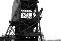 Looking west through Goole's  No 5 Compartment Boat Hoist.