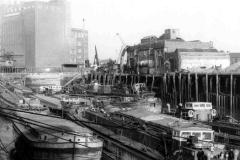 Barges in dock