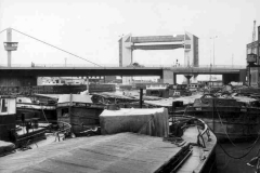 Barges at the mouth of the River Hull